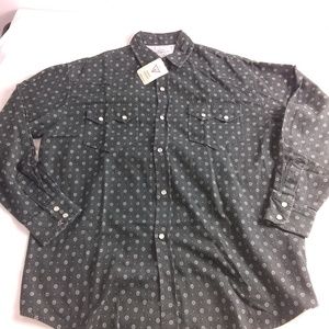 Guess vintage pearlsnap western size l shirt